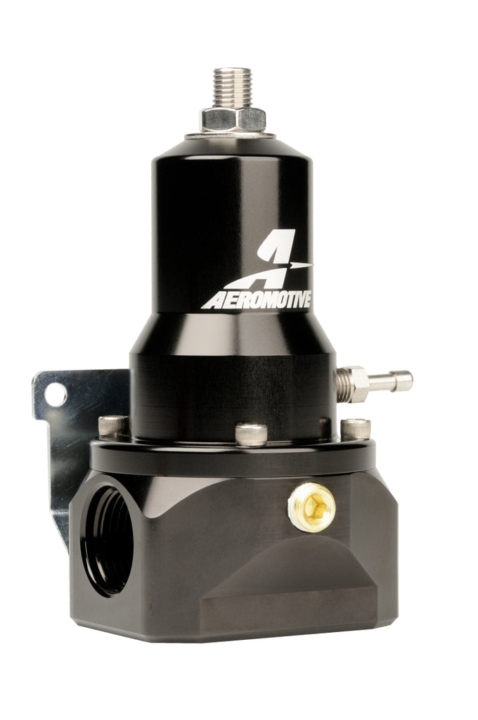 Aeromotive Regulator - 30-120 PSI - .500 Valve - 2x AN-10 Inlets / AN-10 Bypass - 13132