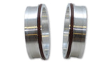 Vibrant Vanjen Aluminum Weld Fittings for 2.5in OD Tubing (for use with part #12565) - Sold In Pairs - 12545