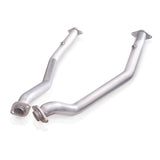 Stainless Works 2018+ Jeep Grand Cherokee TrackHawk 3in Off Road Factory Connect Mid Pipes - JEEP62OR