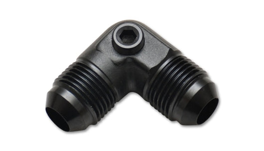 Vibrant -8AN to -8AN Male 90 Degree Union Adapter Fitting with 1/8in NPT Port - 16538