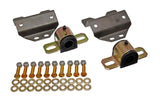 Energy Suspension 67-72 Dodge Dart / 65-69 Charger Black 7/8in Greasable Bushing Adapter Kit - 5.5134G