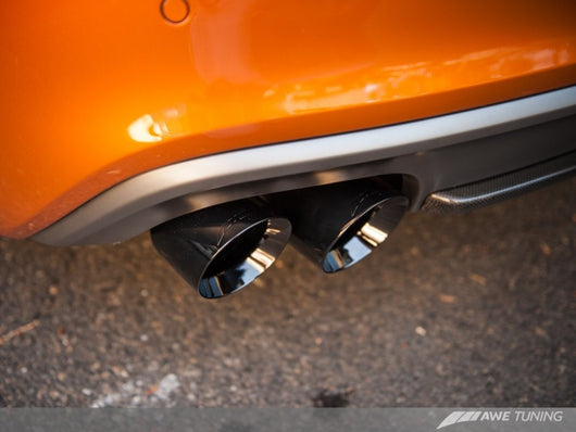 AWE Tuning Audi B8.5 S5 3.0T Track Edition Exhaust - Diamond Black Tips (102mm) - 3010-43046