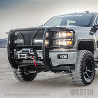 Westin 2014-2015 Chevrolet Silverado 1500 HDX Winch Mount Grille Guard - Black - 57-93685