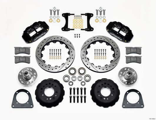 Wilwood Narrow Superlite 6R Front Hub Kit 12.88in Drilled TCI-IFS 71-78 (Pinto Based) - 140-13224-D