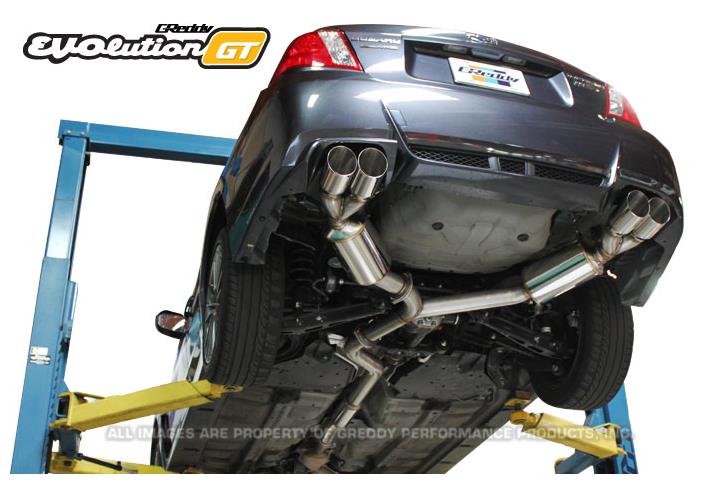 GReddy 11-14 Subaru STI Sedan Evolution GT Exhaust - 10168300