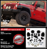ReadyLift Suspension 07-15 Jeep Wrangler JK SST Lift Kit 3.0in Front 2.0in Rear - 69-6000