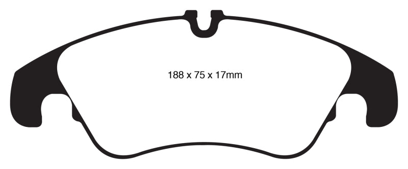 EBC 11 Audi A6 2.0 Turbo Greenstuff Front Brake Pads - DP22022