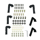 Westin 2007-2017 Jeep Wrangler Unlimited 4dr GENX Oval Drop Nerf Step Bars - Black Wrinkle - 20-3295