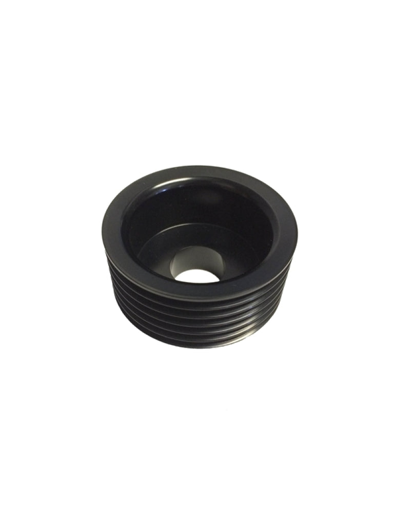 Torque Solution Lightweight Alternator Pulley (Black): Hyundai Genesis Coupe 3.8 2010+ - TS-GEN-004B