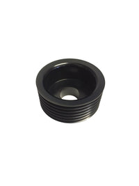Torque Solution Lightweight Alternator Pulley (Black): Hyundai Genesis Coupe 3.8 2010+ - TS-GEN-004B