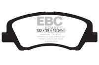 EBC 12+ Hyundai Accent 1.6 Ultimax2 Front Brake Pads - UD1593