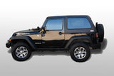DV8 Offroad 07-18 Jeep Wrangler JK 2 Piece Fast Back Hard Top 2 Door - HT07FB22