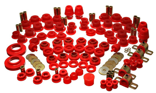 Energy Suspension 07-11 Jeep JK 2dr Red Hyper-Flex Master Bushing Set - 2.18109R