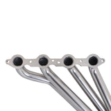BBK 10-15 Camaro LS3 L99 Long Tube Exhaust Headers With Converters - 1-3/4 Silver Ceramic - 40210