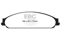 EBC 04-07 Ford Five Hundred 3.0 Yellowstuff Front Brake Pads - DP41730R