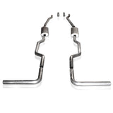 Stainless Works Chevy/GMC Truck 1967-87 Exhaust 2.5in Turbo Muffler System - CT67725TS