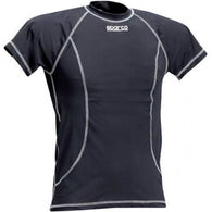 Sparco Tshirt Micropoly Blk Lrg - 00226N3L
