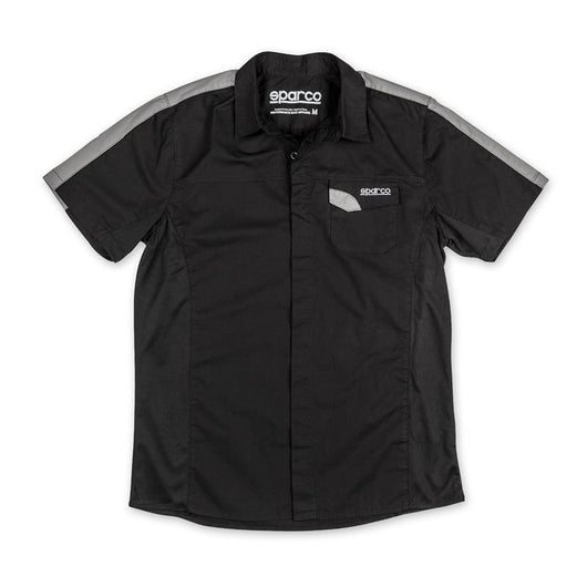 Sparco Pit Tech 2.0 XL Shirt Gray/Black - SP02180NRGR4XL