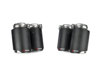 Akrapovic 14-17 BMW M3/M4 (F80/F82) Tail Pipe Set (Carbon) - TP-CT/26