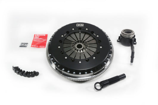 DKM Clutch 2.0 VW/Audi A3 FSI 6 Bolt Motor MS Twin Disc Clutch Kit w/Steel Flywheel - MS-034-062