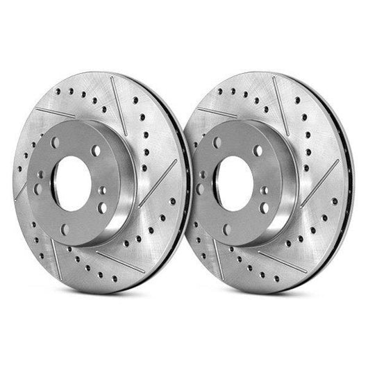 StopTech Select Sport Sport Nissan Slotted and Drilled Front Left Rotor - 227.42100L