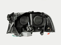 ANZO 1997-2004 Dodge Dakota Projector Headlights w/ Halo Black 1 pc - 111194