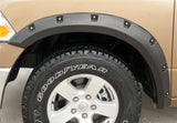 Lund 09-17 Dodge Ram 1500 RX-Rivet Style Textured Elite Series Fender Flares - Black (4 Pc.) - RX204T