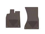 WeatherTech 2012+ Audi A6/S6 Front Rubber Mats - Cocoa - W300CO