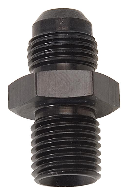 Russell Performance -6 AN Flare to 14mm x 1.5 Metric Thread Adapter (Black ) - 670523
