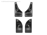 WeatherTech 99-07 Ford F250/F350/F450/F550 No Drill Mudflaps - Black - 110001-120001
