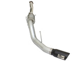 aFe Atlas Exhausts 4in Cat-Back Aluminized Steel Exhaust Sys 2015 Ford F-150 V6 3.5L (tt) Black Tip - 49-03069-B