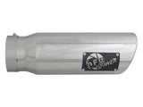 aFe Diesel Exhaust Tip Bolt On Polished 4in Inlex x 5in Outlet x 15in - 49T40501-P15