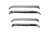 AVS 76-91 Chevy Blazer Ventshade Window Deflectors 2pc - Stainless - 12059