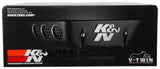 K&N Street Metal Intake System 01-16 Harley Davidson Shaker Silver H/D Softail/Dyna Fl - RK-3950S