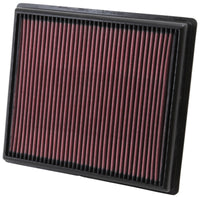 K&N Replacement Filter 11.25in O/S Length x 10in O/S Width x 1.25in H for 13 Cadillac XTS 3.6L V6 - 33-2483