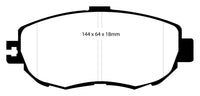 EBC 93-94 Lexus LS400 4.0 Ultimax2 Front Brake Pads - UD612