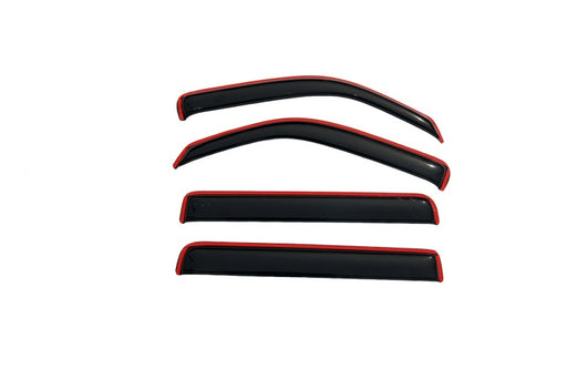 AVS 07-11 Dodge Nitro Ventvisor In-Channel Front & Rear Window Deflectors 4pc - Smoke - 194307
