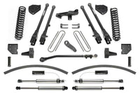 Fabtech 17-19 Ford F250/350 4WD Diesel 8in 4 Link System w/DL 2.25 Resi Shocks & Rear DL Shocks - K2298DL