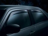 WeatherTech 05-13 Toyota Tacoma Access Cab Front and Rear Side Window Deflectors - Dark Smoke - 88389