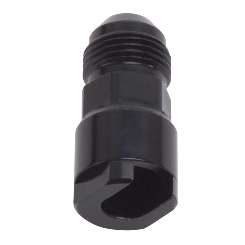 Russell Performance -8AN Male to 3/8in SAE Quick-Disconnect Female (Black Single) - 644133