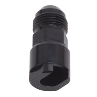 Russell Performance -8AN Male to 3/8in SAE Quick-Disconnect Female (Black Single) - 644133