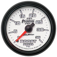 Autometer Phantom II 52.4mm Mechanical 0-35 PSI Boost Gauge - 7504