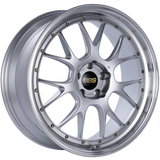 BBS LM-R 21x9 5x120 ET32 Diamond Silver Center Diamond Cut Lip Wheel -82mm PFS/Clip Required - LM325DSPK