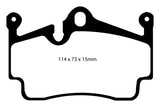 EBC 04-08 Porsche Boxster (Cast Iron Rotors only) 2.7 Redstuff Rear Brake Pads - DP31920C