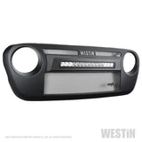 Westin 18-19 Jeep Wrangler JL HDX LED Grille - Textured Black - 34-1115