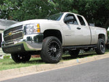 N-Fab Nerf Step 07-13 Chevy-GMC 2500/3500 Ext. Cab 6.5ft Bed - Gloss Black - Bed Access - 3in - C07100QC-6