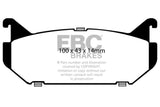 EBC 93-97 Ford Probe 2.0 16v Yellowstuff Rear Brake Pads - DP4972R