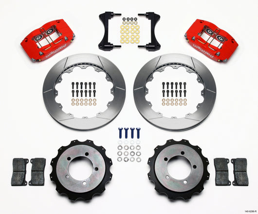 Wilwood Dynapro Radial Rear Kit 13.00in Red Mitsubishi EVO VIII - 140-9286-R