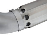 aFe Atlas Exhaust 5in DPF-Back Exhaust Aluminized Steel 2016 Nissan Titan XD V8-5.0L w/ Polished Tip - 49-06112-P