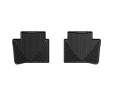 WeatherTech 07+ Nissan Versa Rear Rubber Mats - Black - w215